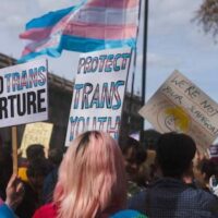 A protest for Trans rights. (Photo: Karollyne Hubert / Unsplash / rabble.ca)