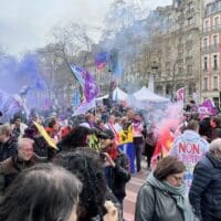 Demonstration in Paris, 28 March. Photo: Shabbir Lakha