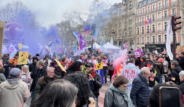 | Demonstration in Paris 28 March Photo Shabbir Lakha | MR Online