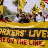 | Service workers on strike in Columbia South Carolina Photo USSW | MR Online