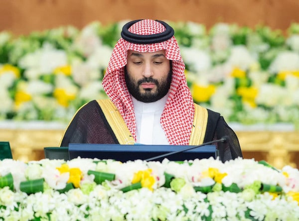 | Crown Prince Mohammed bin Salman chairs a meeting of Saudi Arabias cabinet on 4 April Saudi Press AgencyZUMAPRESS | MR Online
