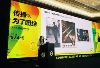 | Tings Chak Dongsheng co founder and director of art at Tricontinental Institute for Social Research delivers a speech entitled Third World Culture Communication and Solidarity 4 May 2023 | MR Online
