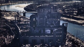 | Aerial view of the city of Hiroshima after the impact of the bomb | MR Online