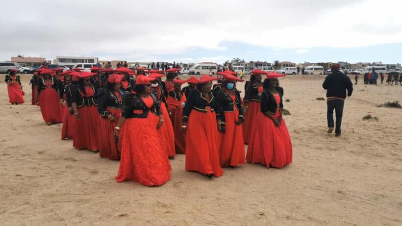 | Ovaherero women adopted the floor length gowns worn by German missionaries Married women wear it daily while the rest wears it occasionally For events like these the colours depict the different subtribes | MR Online