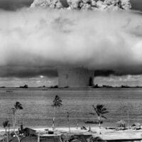 | Underwater atomic test carried out at Bikini Atoll in 1946 Photograph United States Government Navy | MR Online
