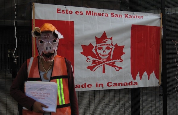 | Image created for anti mining protest in front of Canadian embassy | MR Online