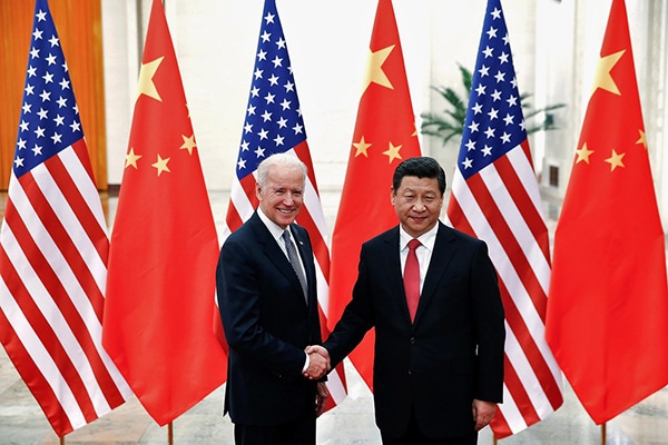 | Chinese President Xi Jinping shakes hands with US Vice President Joe Biden L inside the Great Hall of the People in Beijing December 4 2013 REUTERSLintao ZhangPoolFile Photo | MR Online