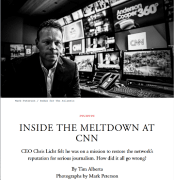| There has to be a source of absolute truth thenCNN CEO Christ Licht told the Atlantic 6223but also denounced the medias habit of marginalizing conservative views | MR Online