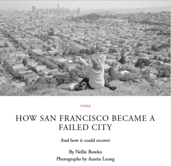 | San Franciscos homicide rate has dropped by half since the early 2000sprompting the Atlantic 6822 to run an essay on How San Francisco Became a Failed City | MR Online