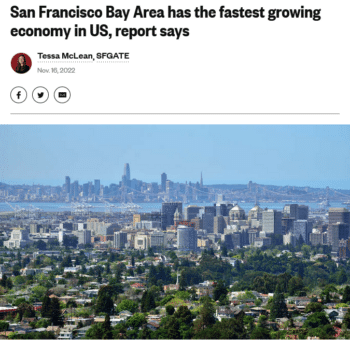 | Oddly enough the failed city has the fastest growing economy in US SFGate 111622 | MR Online