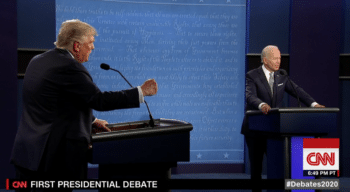 | US presidential debate Oct 22 2020 Screenshot | MR Online