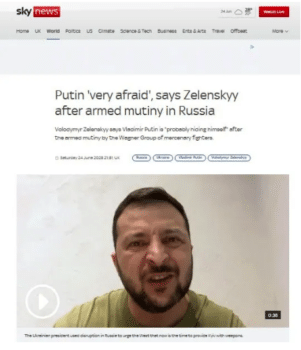 | Volodymyr Zelensky Putin is very afraid | MR Online