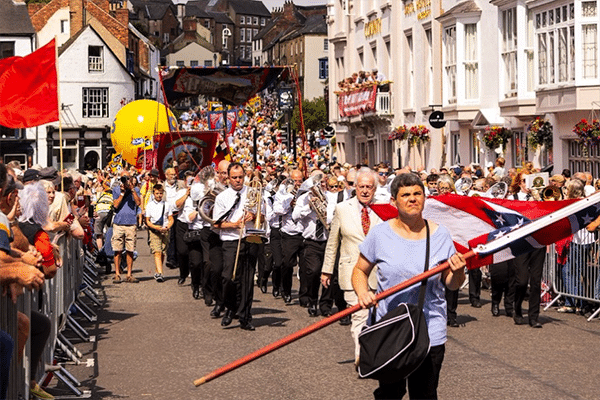 | Thousands of people gathered at the annual Durham Miners Gala Photo Neil Terry | MR Online