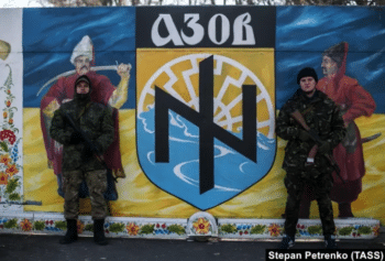 | Azov Battalion in a Donetsk village November 2014 The infamous neo Nazis were recruited from the Euromaidans ultra nationalist street gangs to fight the Donbas rebels Source euromaidanpresscom | MR Online