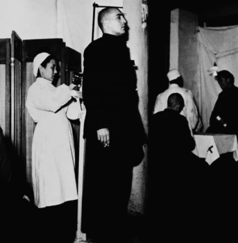 | Richard J Fecteau is weighed and measured by a nurse on January 21 1955 during his captivity in China Source slatecom | MR Online