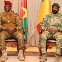 | Heads of state of Burkina Faso Ibrahim Traoré and of Mali Assimi Goïta Photo Mali Online TV | MR Online