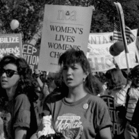 A pro-abortion demonstration in Washington DC, 13th November 1989 (Credit: Duke University Archives)