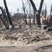 Lahaina post-wildfire devastation (Photo: Master Sgt. Andrew Jackson)