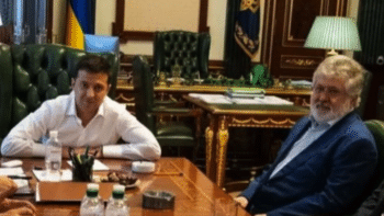 | Ihor Kholomoisky with Zelensky at Ukraines presidential palace Source raamopruslandni | MR Online