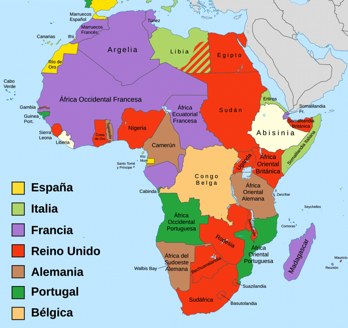 | Map of the colonial partition of Africa by 1914 Photo Wikimedia Commons | MR Online
