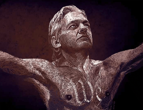 | The Crucifixion of Julian Assange by Mr Fish | MR Online