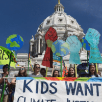 | April 2017 Participants of March for Science in Saint Paul Minnesota Source Kids want Climate Justice Wkicommons cropped from original shared under license CC BY SA 20 | MR Online