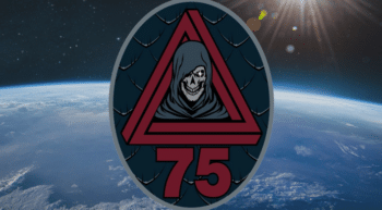 | The patch of the 75th Intelligence Surveillance and Reconnaissance Squadron revealed at the units activation ceremony on Aug 11 2023 It features the grim reaper with a delta shape for a nose Source spacecom | MR Online