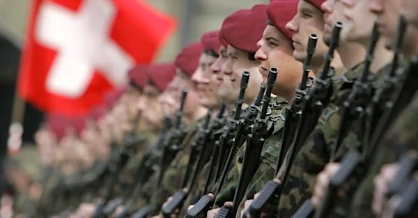 | Swiss soldiers in ceremonial guard Photo Fabrice CoffriniAFP | MR Online