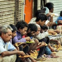 Hunger, lack of food security behind India's 'slip' in UN's sustainable development rank. (Photo: counterview.net)