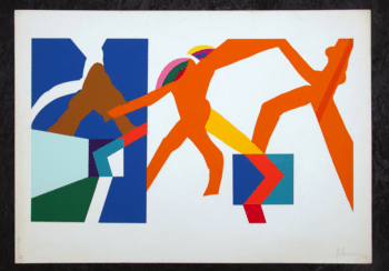 | Guillermo Núñez Chile Homenaje al trabajo voluntario Homage to Voluntary Work 1972 Silkscreen print 532 x 75 cm | MR Online