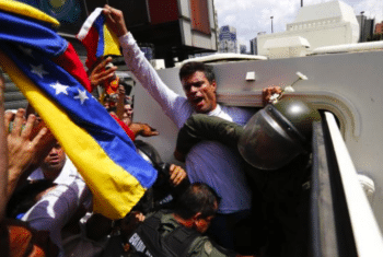 | Guarimba uprising in Venezuela 2016 which also grew violent quickly and was funded in part by US government agencies such as the NED Source bwcentralorg | MR Online