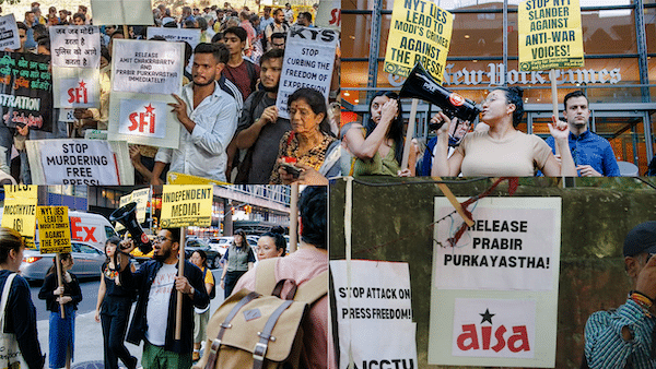 | Protests in New Delhi and New York City decrying the raid and detention of journalists in India | MR Online