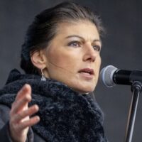 Capable of mobilization? Sahra Wagenknecht speaks at the peace rally on February 25, 2023 in Berlin