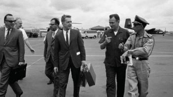 | CIA officer Edward Lansdale with briefcase center and members of his secret team arriving in South Vietnam Lansdale was known for promoting the vampire trick in the Philippines which became a model for the Phoenix Program that he helped oversee We dont know who the modern day Lansdale is as the names of the CIA officers involved in Ukraines version of the Phoenix program have not been publicly revealed Source ftcom | MR Online