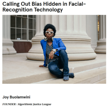 | Wired 101519 Joy Buolamwini learned how facial recognition is used in law enforcement where error prone algorithms could have grave consequences | MR Online