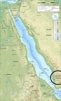 | Topographic map of Red Sea Eric Gaba Sting Wikimedia Commons CC BY SA 40 | MR Online