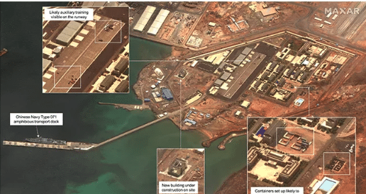 | Chinese base at Djibouti August 2022 Click for enlarged view at source | MR Online