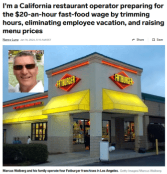 | The money has to come from somewhere a fast food franchise owner tells Business Insider 11624which doesnt mention that such franchises typically have a profit margin of 69 higher than full service restaurants Restaurant365 22520 | MR Online