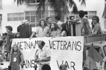 | VVAW members protesting outside the Republican National Convention in Miami Beach in 1972 Source floridamemorycom | MR Online