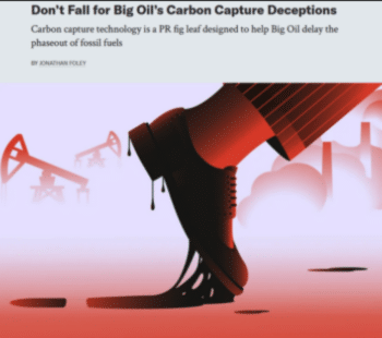 | Dont be fooled writes Jonathan Foley in Scientific American 12423 Carbon capture is mostly a distraction from what we really need to do right now phase out fossil fuels and deploy more effective climate solutions | MR Online