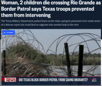 | Texas Gov Greg Abbott NBC 11424 The only thing we are not doing is were not shooting people who come across the border because of course the Biden administration would charge us with murder | MR Online