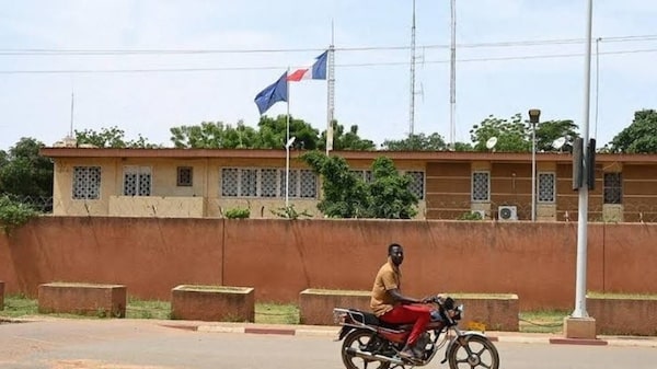 | French embassy in Niger Relations between the two countries have broken down since a July coup détat overthrew President Mohamed Bazoum Photo courtesy France24 | MR Online