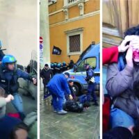Mattarella scolded the police who beat schoolchildren protesting Gaza genocide