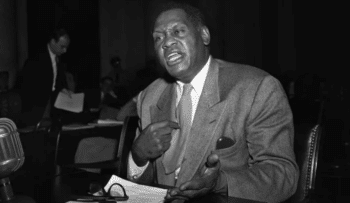 | Paul Robeson testifying before HUAC in August 1955 Source politicocom | MR Online