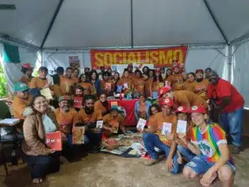 | A Red Books Day event organised by the Landless Rural Workers Movement MST in Brasília Brazil 2024 | MR Online