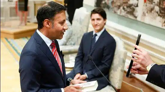 | Arif Virani is sworn in as Canadas Minister of Justice and Lawyer Normal of Canada as Key Minister Justin Trudeau sits in the course of a Cupboard shuffle at Rideau Corridor in Ottawa Ontario on Wednesday REUTERS | MR Online