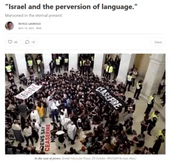 | The Floutist 111623 addresses the perversion of language that the defense of Israels violence requires | MR Online