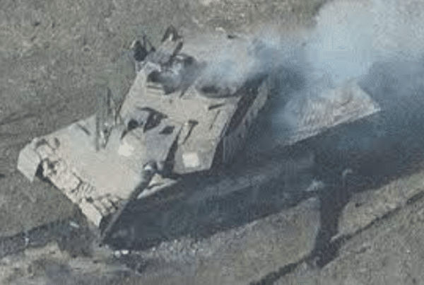| German Leopard 2A6 burning internally after being hit by Russian fire near Avdeyevka in November 2023 | MR Online