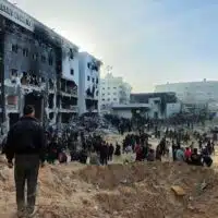 | A human rights group called the attacks on al Shifa one of the largest massacres in Palestinian history Khaled Daoud APA images | MR Online
