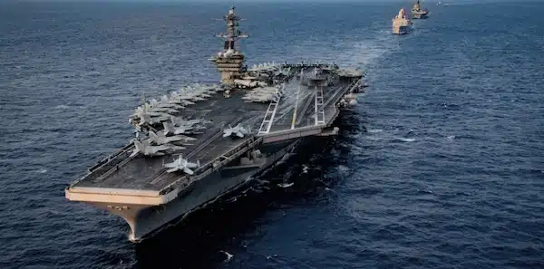 | INTIMIDATION Ships from the Theodore Roosevelt Carrier Strike Group and from the America Expeditionary Strike Group transit the South China Sea 2020 | MR Online